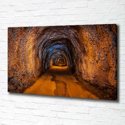 Foto en lienzo con acabado profesional horizontal Túnel subterráneo