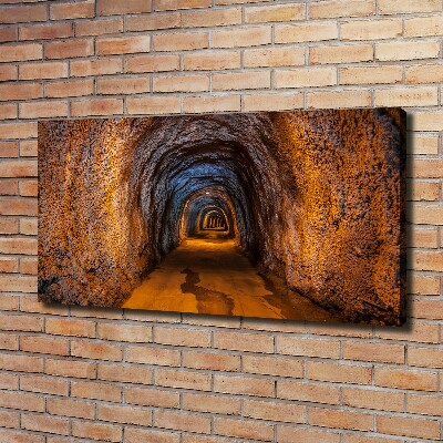 Foto en lienzo con acabado profesional horizontal Túnel subterráneo