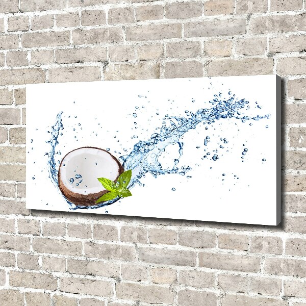 Duży Foto obraz na płótnie Kokos i woda
