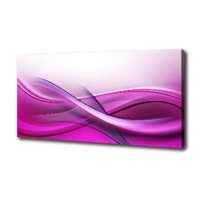 Cuadro canvas con impresión uv duradera horizontal Fondo de ondas