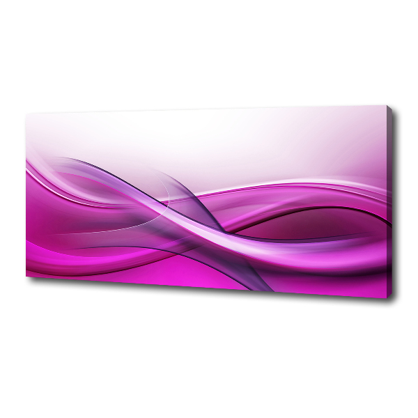 Cuadro canvas con impresión uv duradera horizontal Fondo de ondas