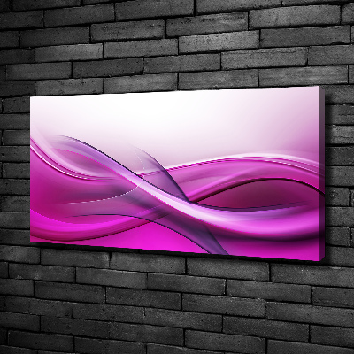 Cuadro canvas con impresión uv duradera horizontal Fondo de ondas