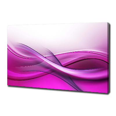 Cuadro canvas con impresión uv duradera horizontal Fondo de ondas