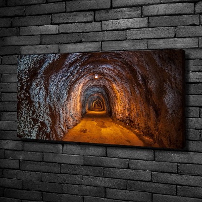 Foto en lienzo con acabado profesional horizontal Túnel subterráneo