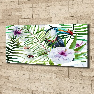 Foto en lienzo con acabado profesional horizontal Tucán tropical