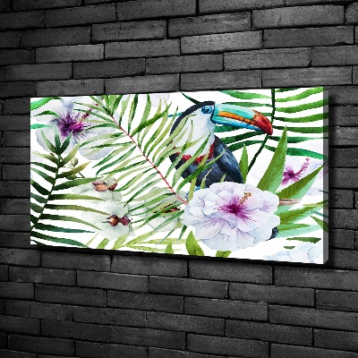 Foto en lienzo con acabado profesional horizontal Tucán tropical