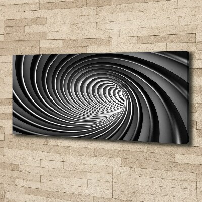 Cuadro canvas moderno de gran formato horizontal Vórtice abstracto