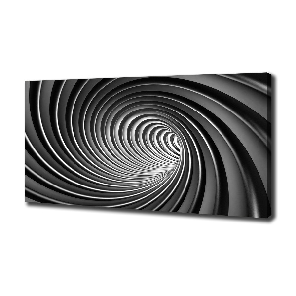 Cuadro canvas moderno de gran formato horizontal Vórtice abstracto