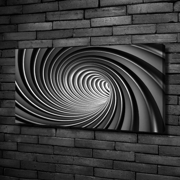 Cuadro canvas moderno de gran formato horizontal Vórtice abstracto