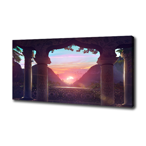 Foto en lienzo con acabado profesional horizontal Arquitectura oriental