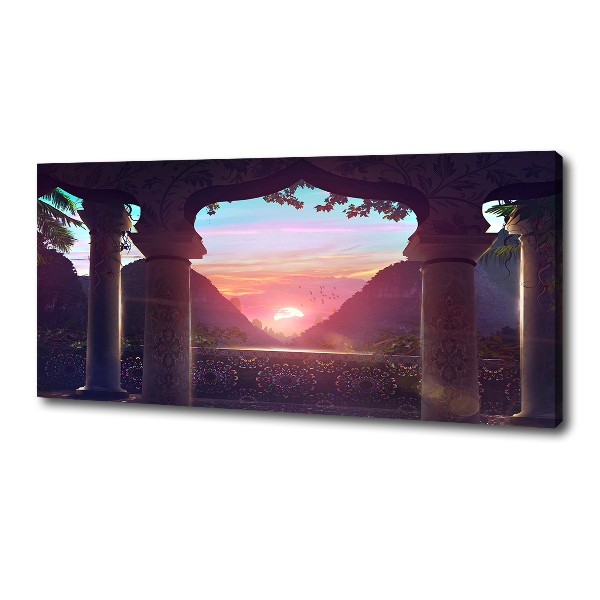 Foto en lienzo con acabado profesional horizontal Arquitectura oriental