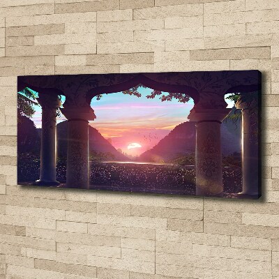 Foto en lienzo con acabado profesional horizontal Arquitectura oriental