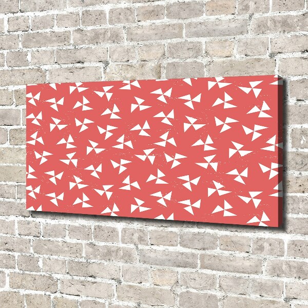 Cuadro canvas moderno de gran formato horizontal Fondo geométrico