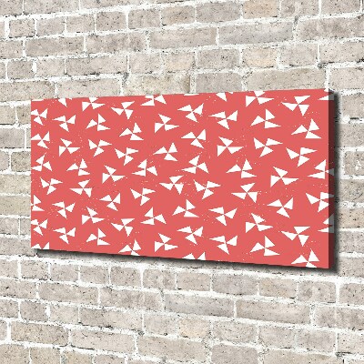 Cuadro canvas moderno de gran formato horizontal Fondo geométrico