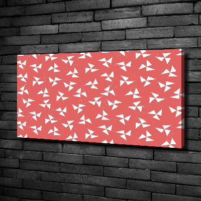 Cuadro canvas moderno de gran formato horizontal Fondo geométrico