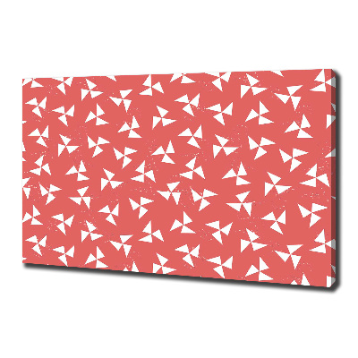 Cuadro canvas moderno de gran formato horizontal Fondo geométrico