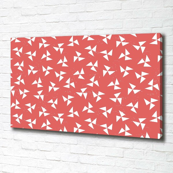 Cuadro canvas moderno de gran formato horizontal Fondo geométrico