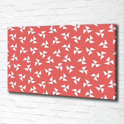 Cuadro canvas moderno de gran formato horizontal Fondo geométrico