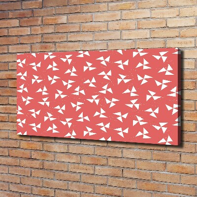 Cuadro canvas moderno de gran formato horizontal Fondo geométrico