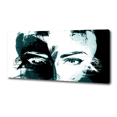 Foto en lienzo con acabado profesional horizontal Mujer abstracta