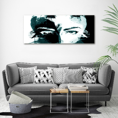 Foto en lienzo con acabado profesional horizontal Mujer abstracta