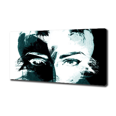 Foto en lienzo con acabado profesional horizontal Mujer abstracta