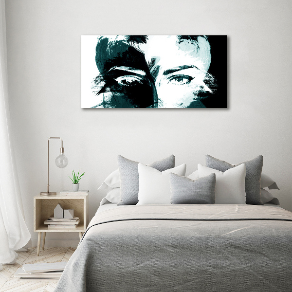 Foto en lienzo con acabado profesional horizontal Mujer abstracta