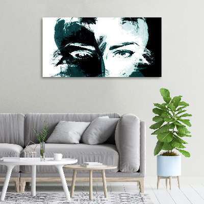 Foto en lienzo con acabado profesional horizontal Mujer abstracta