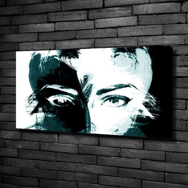 Foto en lienzo con acabado profesional horizontal Mujer abstracta