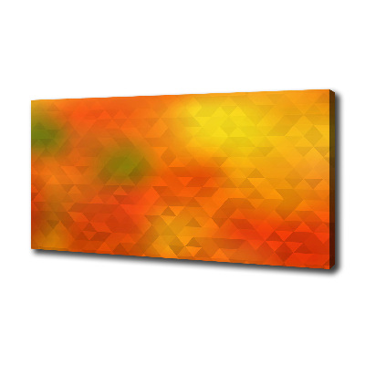 Fotocuadro en lienzo de alta calidad horizontal Triángulos abstractos