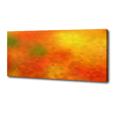 Fotocuadro en lienzo de alta calidad horizontal Triángulos abstractos
