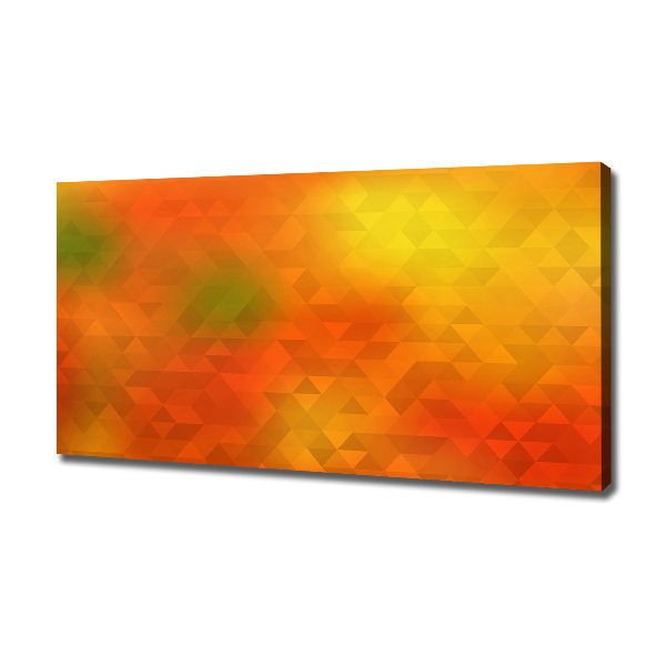 Fotocuadro en lienzo de alta calidad horizontal Triángulos abstractos