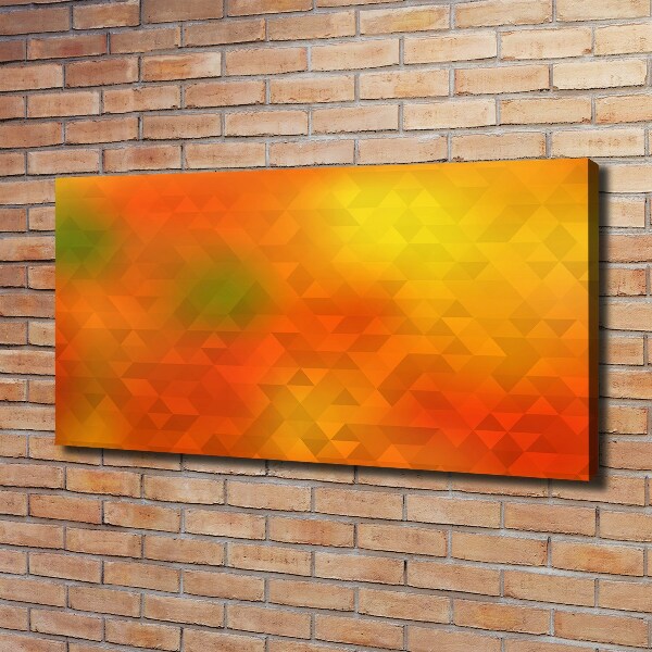 Foto obraz na płótnie Abstrakcja trójkąty