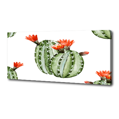 Cuadro canvas con impresión uv duradera horizontal Cactus