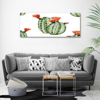 Cuadro canvas con impresión uv duradera horizontal Cactus