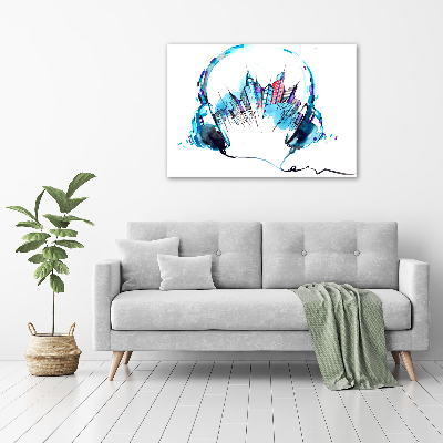 Fotocuadro en lienzo de alta calidad horizontal Sonidos de la ciudad