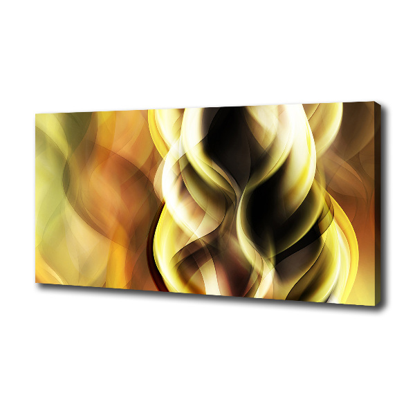 Cuadro canvas con impresión uv duradera horizontal Luz dorada