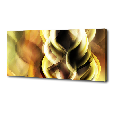 Cuadro canvas con impresión uv duradera horizontal Luz dorada