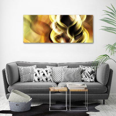 Cuadro canvas con impresión uv duradera horizontal Luz dorada