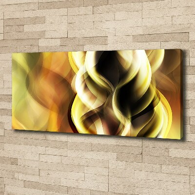 Cuadro canvas con impresión uv duradera horizontal Luz dorada