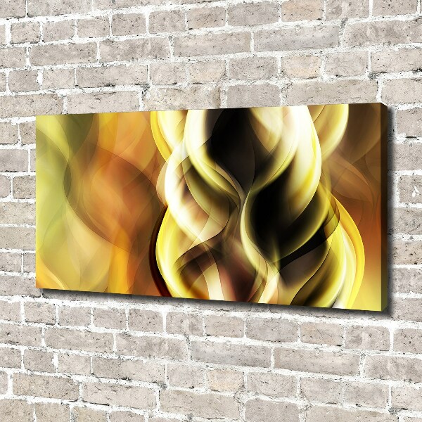 Cuadro canvas con impresión uv duradera horizontal Luz dorada