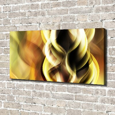 Cuadro canvas con impresión uv duradera horizontal Luz dorada