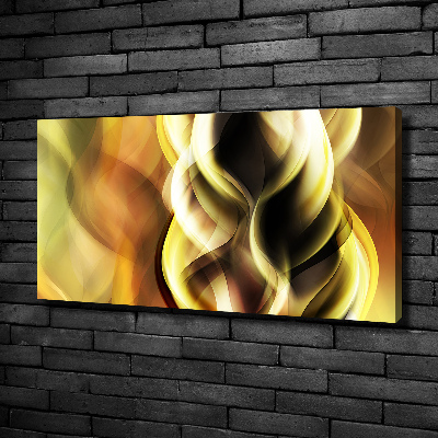 Cuadro canvas con impresión uv duradera horizontal Luz dorada