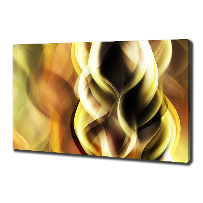 Cuadro canvas con impresión uv duradera horizontal Luz dorada