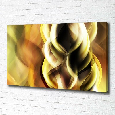 Cuadro canvas con impresión uv duradera horizontal Luz dorada