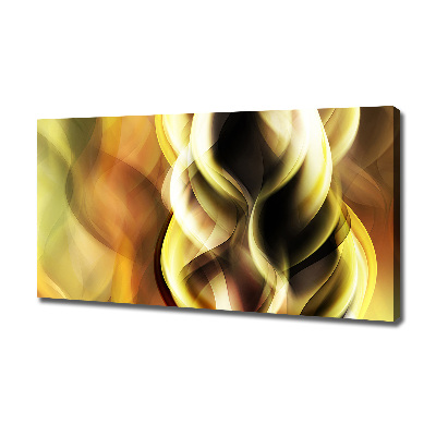 Cuadro canvas con impresión uv duradera horizontal Luz dorada