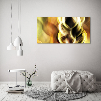 Cuadro canvas con impresión uv duradera horizontal Luz dorada