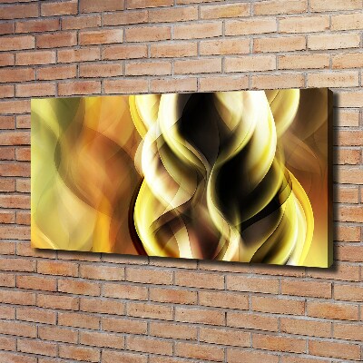 Cuadro canvas con impresión uv duradera horizontal Luz dorada
