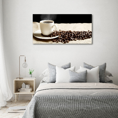 Cuadro canvas con impresión uv duradera horizontal Café aromático