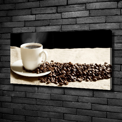 Cuadro canvas con impresión uv duradera horizontal Café aromático
